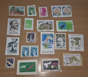 Timbres - France - oblitérés lot 1 (3 juillet)