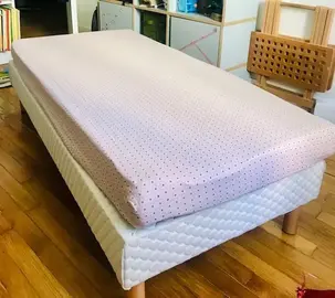 Lit enfant junior (sommier + matelas sain) 70x 150