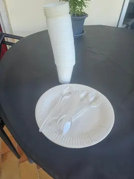 Timbale plastique