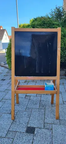 tableau noir et blanc chevalet enfant