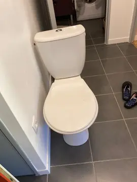 wc céramique blanc