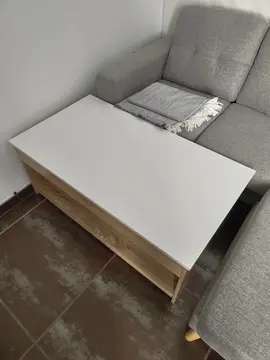 Table basse plateau basculant
