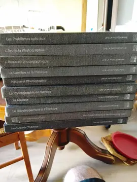 collection de livres sur la photographie