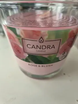 Bougie à la rose