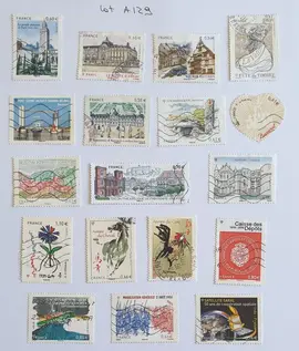 Lot A129 timbres France années 2010