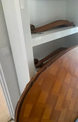 grande table en bois massif