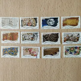 Timbres Métiers d'art série complète