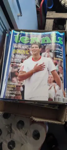 15 revues tennis magazines juillet 2006 à décembre 2007