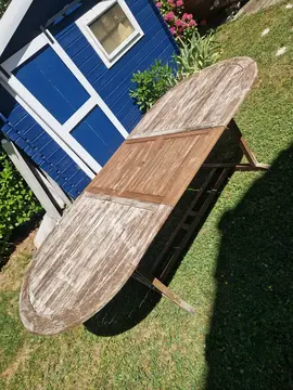 table de jardin extensible