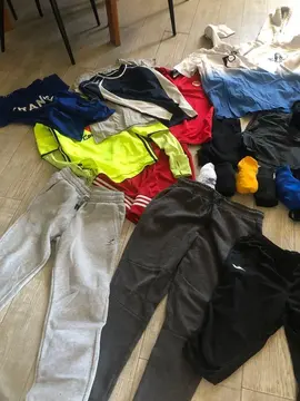 Lot vêtements foot taille S