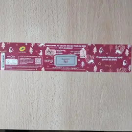 Carnet timbres vide BC2061-Fetons Noël qui fait du bien