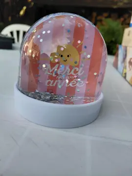 boule de neige " merci pour cette année " neuve