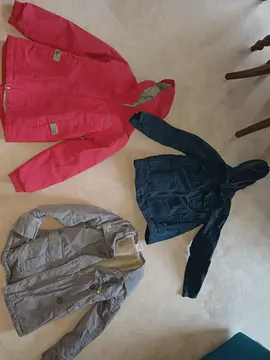 3 vestes 10-12ans