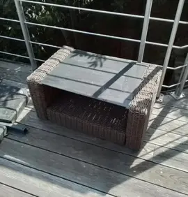 Table basse de jardin