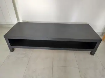 Table basse noire / meuble TV