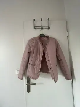 blouson léger rose poudré
