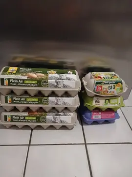 Boîtes à Oeufs vides