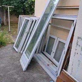 lot de fenêtres de renovation (7) en bois double vitrage