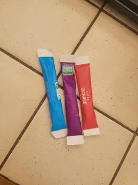lot de 3 sachet de sucre blanc neuves