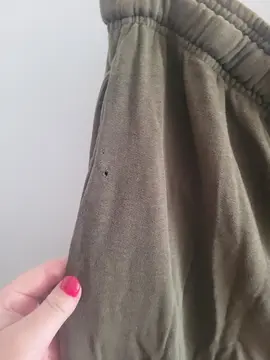 pantalon de survêtement kaki trouer et corde abimé a laver taille xxl pour homme