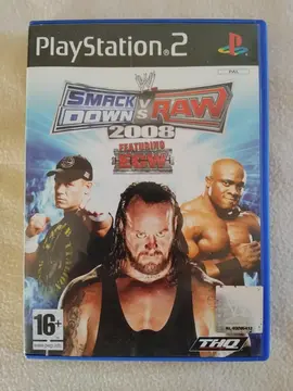 Jeu PlayStation 2 Smack Down Vs Raw 2008