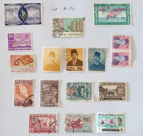 Lot A131 Timbres Asie du Sud Est
