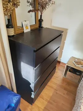 commodes noir Ikea x 2