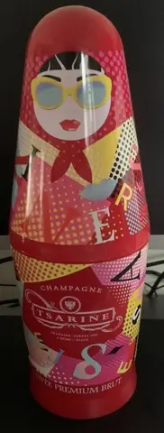 Poupée russe boîte Champagne Tsarine