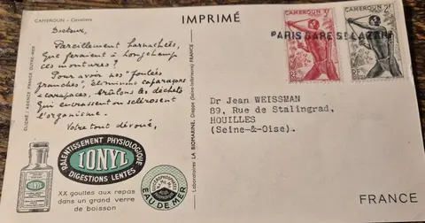 Timbres - carte postale 3