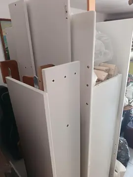 Lit mezzanine simple avec bureau intégré
