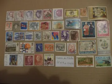 Timbres du MONDE. Lot n° 1 du 7/07/26