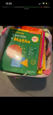 lot livres scolaires