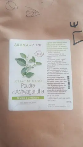 poudre de 'ashwagandha Aroma-Zone