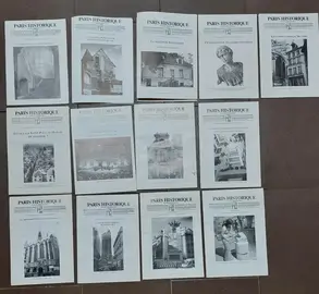 Lot de magazines et livres sur le vieux Paris