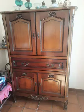 Meuble TV merisier