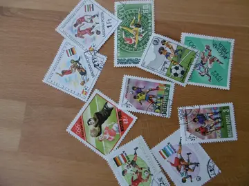 Timbres Football Magyar Posta LOT 1