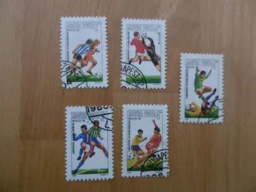 Timbres Football Magyar Posta LOT 2
