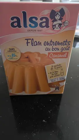 Préparation pour entremet caramel