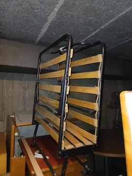 sommier pliable de dépannage sans matelas