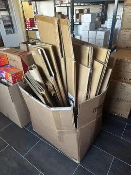 Carton double cannelure