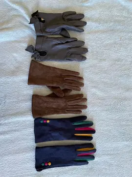 trois paires de gants taille 7