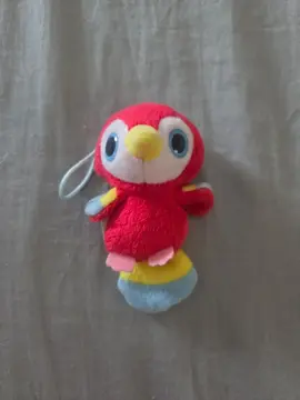 Porte-clé peluche perroquet