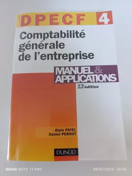 Manuel DEPCF comptabilité