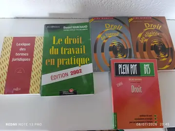 5 Manuels de droit