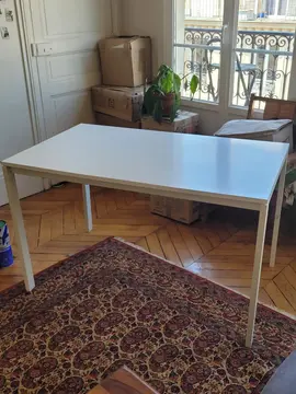 Table haute blanche Ikea