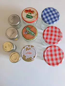 10 pots propres pour confitures