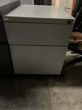 Caissons de bureau x5 à roulettes et tiroirs