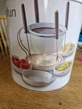 service pour fondue au chocolat