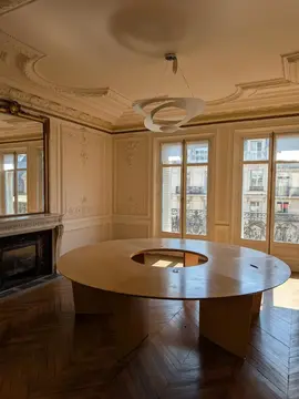 table de réunion ronde