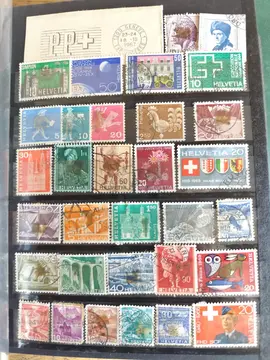 page unique timbres Helvetia